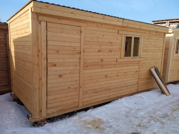 Строительная бытовка 6 х 2.3м (внутри двп)