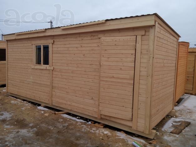 Строительная бытовка 5 х 2.3м (внутри двп)