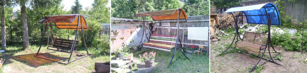 Качели садовые разборные